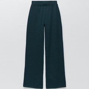 Zara Dark Green Boot Cut Pants